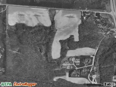 Macomb township, Illinois satellite photo by USGS