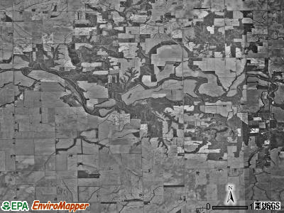 Dillon township, Illinois satellite photo by USGS