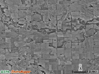 Sand Prairie township, Illinois satellite photo by USGS