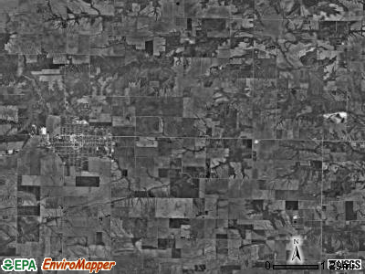 Carthage township, Illinois satellite photo by USGS