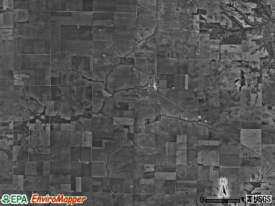 New Salem township, Illinois satellite photo by USGS