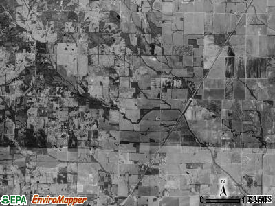 Friendship township, Arkansas satellite photo by USGS