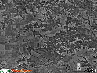 Farmers township, Illinois satellite photo by USGS