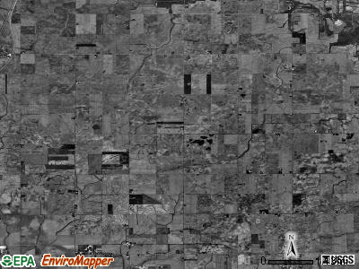 Harwood township, Illinois satellite photo by USGS