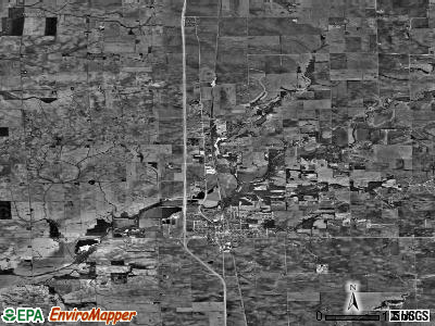 Randolph township, Illinois satellite photo by USGS