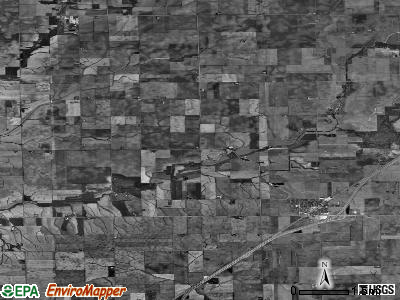 Mount Hope township, Illinois satellite photo by USGS