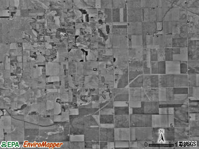 Malone township, Illinois satellite photo by USGS