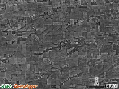 Harmony township, Illinois satellite photo by USGS