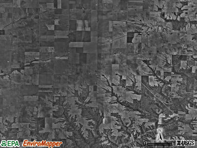 Eldorado township, Illinois satellite photo by USGS