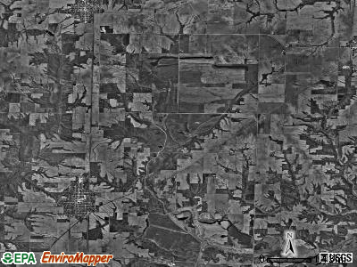 Vermont township, Illinois satellite photo by USGS