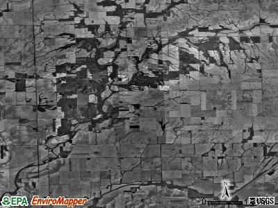 Eminence township, Illinois satellite photo by USGS