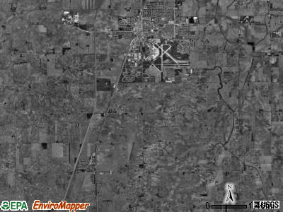 Rantoul township, Illinois satellite photo by USGS