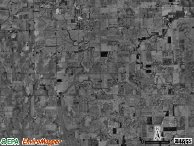 Compromise township, Illinois satellite photo by USGS
