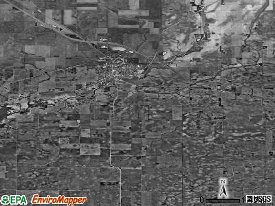 Santa Anna township, Illinois satellite photo by USGS
