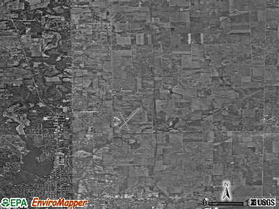Newell township, Illinois satellite photo by USGS