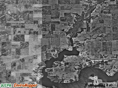 Harp township, Illinois satellite photo by USGS