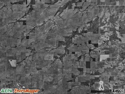 Northeast township, Illinois satellite photo by USGS