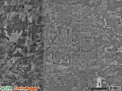 Huntsville township, Illinois satellite photo by USGS