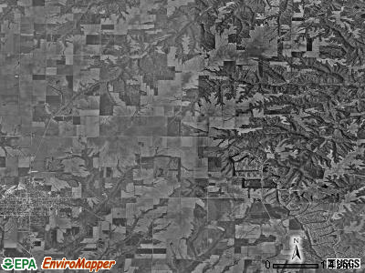 Rushville township, Illinois satellite photo by USGS