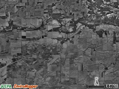 Tunbridge township, Illinois satellite photo by USGS