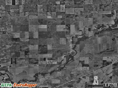 Aetna township, Illinois satellite photo by USGS