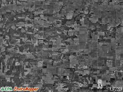 Camp Point township, Illinois satellite photo by USGS