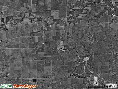 Vance township, Illinois satellite photo by USGS