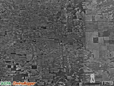 Georgetown township, Illinois satellite photo by USGS