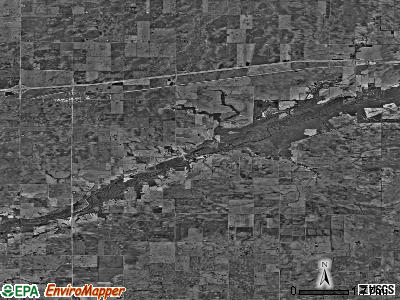 Willow Branch township, Illinois satellite photo by USGS