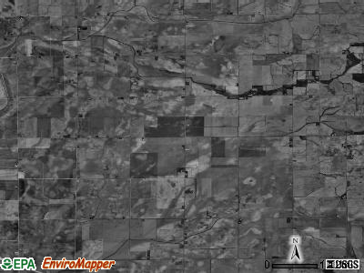 Austin township, Illinois satellite photo by USGS
