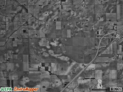 Hurlbut township, Illinois satellite photo by USGS