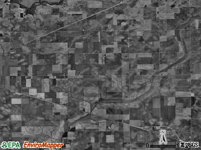 Laenna township, Illinois satellite photo by USGS