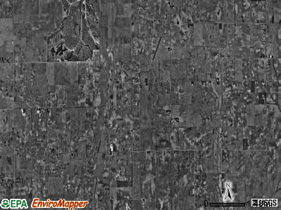 Jamaica township, Illinois satellite photo by USGS