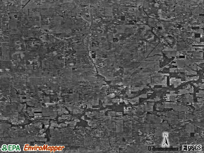 Carroll township, Illinois satellite photo by USGS