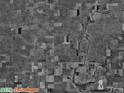 Sadorus township, Illinois satellite photo by USGS