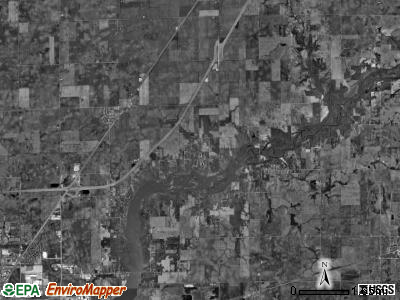 Whitmore township, Illinois satellite photo by USGS