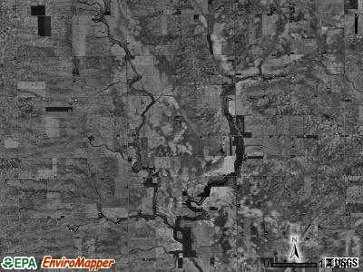 Crittenden township, Illinois satellite photo by USGS