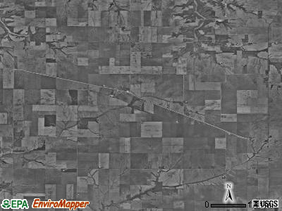 Philadelphia township, Illinois satellite photo by USGS