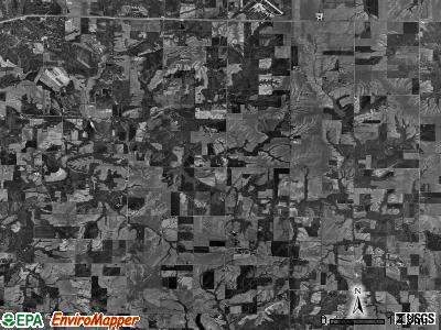 Burton township, Illinois satellite photo by USGS