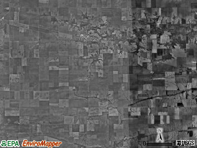 Cartwright township, Illinois satellite photo by USGS
