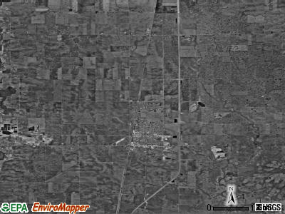 Tuscola township, Illinois satellite photo by USGS