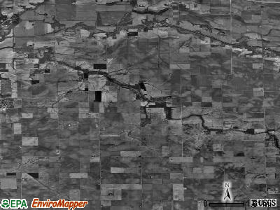 Mosquito township, Illinois satellite photo by USGS