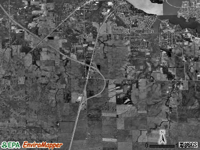 South Wheatland township, Illinois satellite photo by USGS