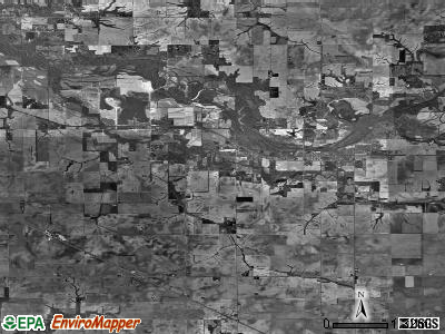 Cooper township, Illinois satellite photo by USGS