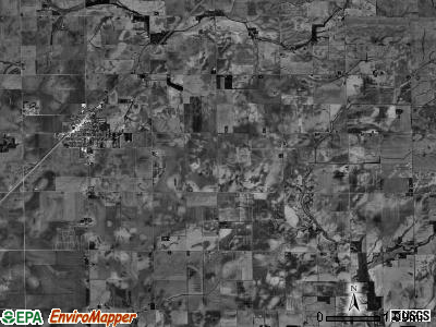 Pleasant View township, Illinois satellite photo by USGS