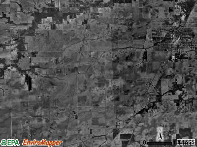 Chatham township, Illinois satellite photo by USGS