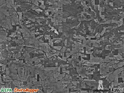 Newburg township, Illinois satellite photo by USGS