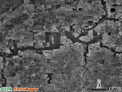 Prairieton township, Illinois satellite photo by USGS
