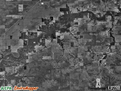 May township, Illinois satellite photo by USGS