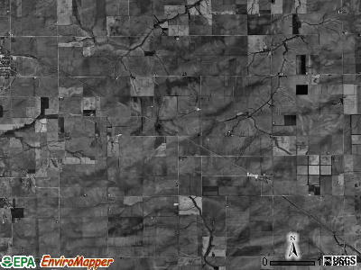 Talkington township, Illinois satellite photo by USGS
